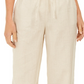 Charter Club Women's Linen Drawstring-Waist Pants Brown Size Small