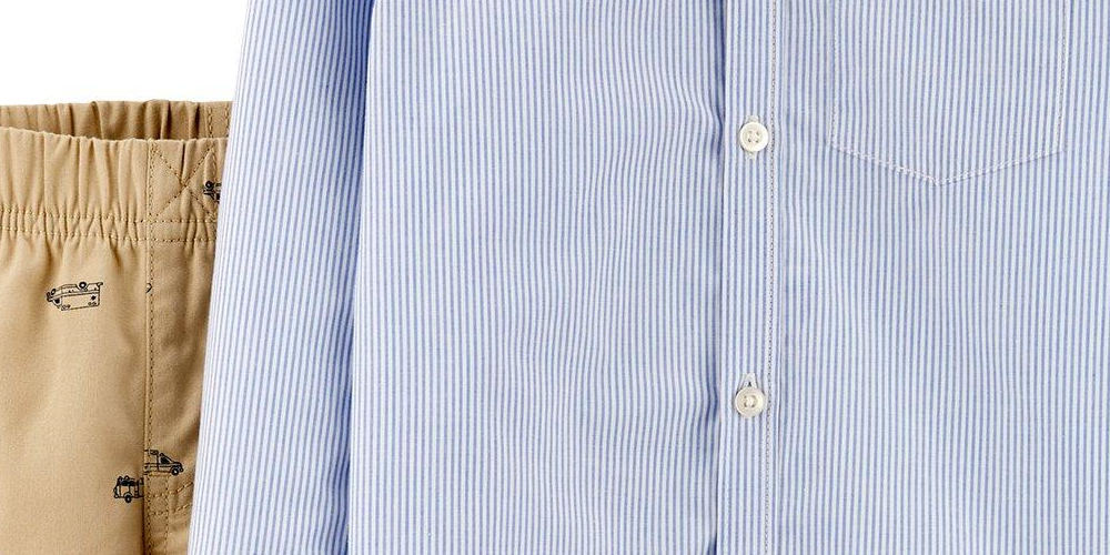 Carter's Toddler Boy's 2 pc Striped Pant Set Blue Size 3T