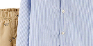 Carter's Toddler Boy's 2 pc Striped Pant Set Blue Size 3T