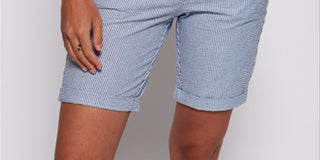 Superdry Women's Chino Shorts Blue Size 12