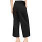 INC Women's Wide Leg Exposed Fly Culottes Black Size 8-