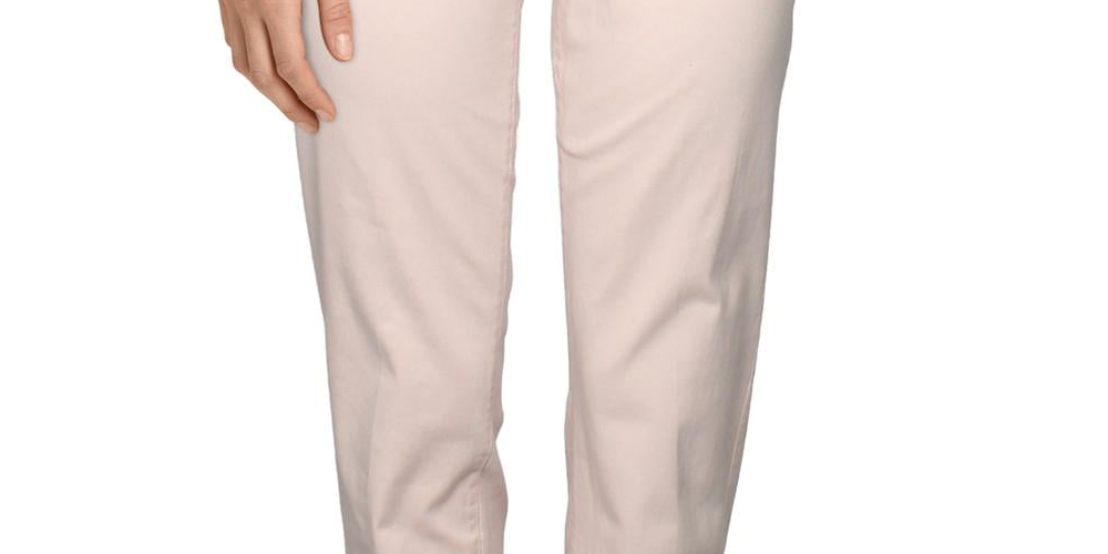 Calvin Klein Women's Denim Mid-Rise Straight Leg Jeans Blush Size 12