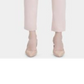 Calvin Klein Women's Denim Mid-Rise Straight Leg Jeans Blush Size 12
