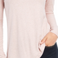 Charter Club Women's Heathered Ribbed Turtleneck Top Pink Size XX-Large