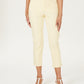 Charter Club Women's Tummy Control Bristol Capri Jeans Yellow Size 14