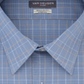 Van Heusen Men's Flex Classic Fit Stretch Wrinkle Free Check Dress Shirt Blue Size 2X 18/5