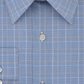 Van Heusen Men's Flex Classic Fit Stretch Wrinkle Free Check Dress Shirt Blue Size 2X 18/5