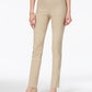 Charter Club Women's Chelsea Tummy-Control Ankle Pants Beige Size 10 Petite