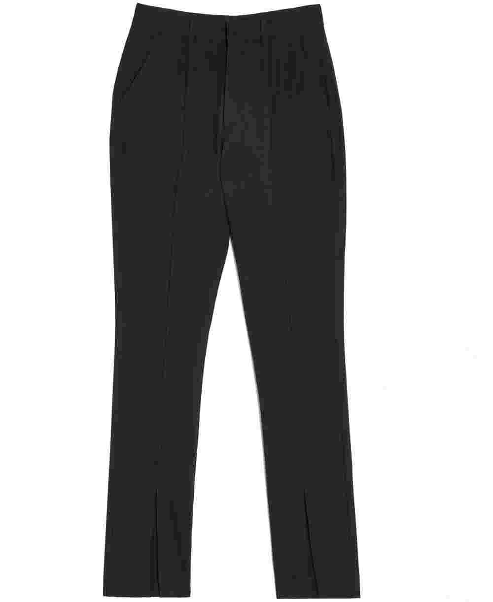 Danielle Bernstein Women's Plus Size Slit-Front Pants Black Size 20W