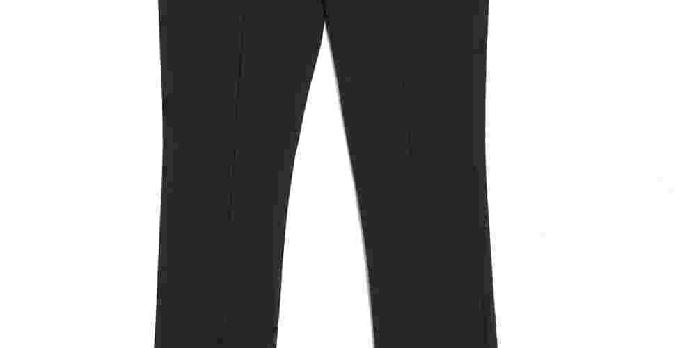 Danielle Bernstein Women's Plus Size Slit-Front Pants Black Size 20W