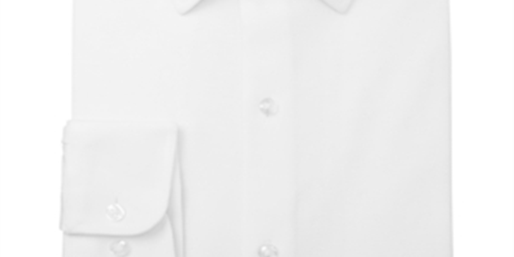 Bar III Men's Heathered Slim Fit Dress Shirt White Size XL