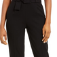 Bar III Women's Belted Pants Black Size 8