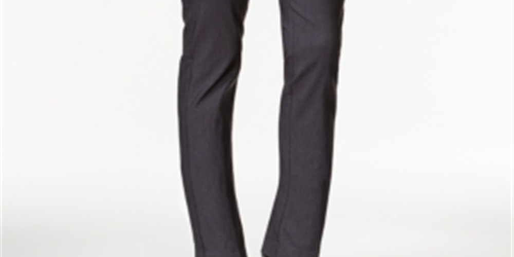 JM Collection Women's Studded Pull on Pants & Short Gray Size Petite MS