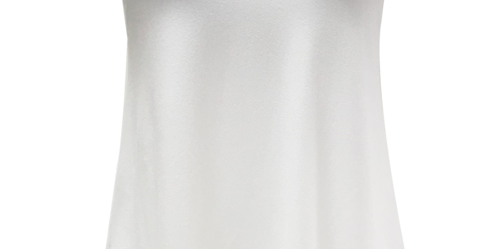 JM Collection Women's V Neck T-Shirt White Size Small