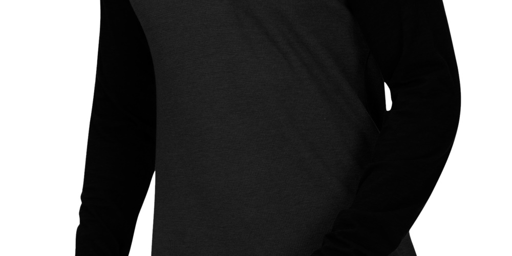 Hurley Men's Colorblocked Thermal Hoodie Gray Size XX-Large