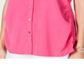 Style & Co Women's Cinched Side Sleeveless Top Pink Size Petite M