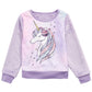 Evy Of California Toddler Girl's Unicorn Sweatshirt Purple Size 2T