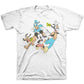 Disney Little Boy's Crew T-Shirt White Size 4