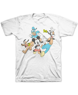 Disney Little Boy's Crew T-Shirt White Size 4