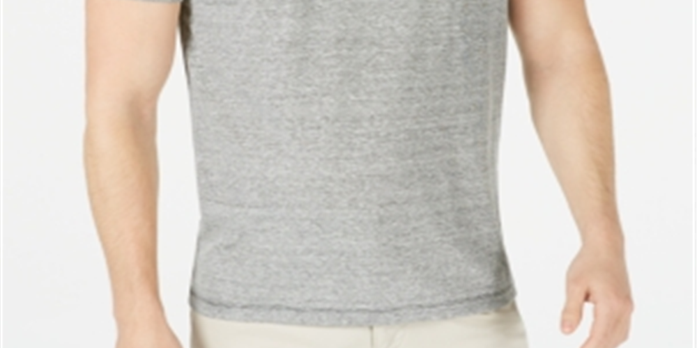 Alfani Men's Regular Fit End on End Stripe Linen Blend Polo T-Shirt Black Size Small