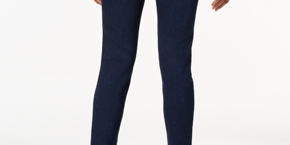 Charter Club Women's Pull On Ankle Jeans Blue Size 8P