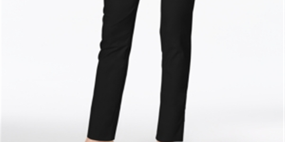 Charter Club Women's Chelsea Tummy Control Ankle Pants Gray Size 8 Petite