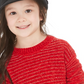 Epic Threads Toddler Girl's Chenille Scalloped Sweater  Red Size 2T
