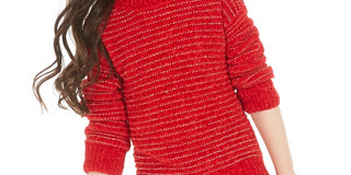 Epic Threads Toddler Girl's Chenille Scalloped Sweater  Red Size 2T