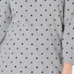 Karen Scott Women's Dot Dream Sweater Gray Size Medium