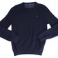 Ralph Lauren Men's Cotton Crewneck Sweater Blue Size Medium