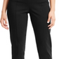 JM Collection Women's Lace up Skinny Ankle Pants Black Size Petite XL