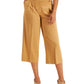 Calvin Klein Women's Luxe Wide Leg Pants Brown Size 8