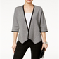 Alfani Women's Drape Front Cardigan Gray Size Petite Small
