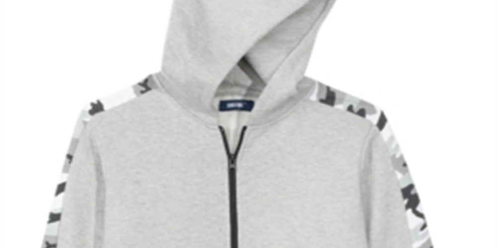 Univibe Big Boy's McCartney Full Zip Hoodie Gray Size Small