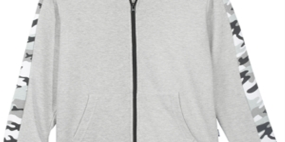 Univibe Big Boy's McCartney Full Zip Hoodie Gray Size Small