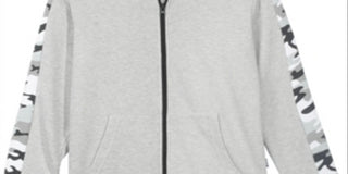 Univibe Big Boy's McCartney Full Zip Hoodie Gray Size Small