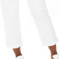 Style & Co Women's Curvy Fit Cuffed Girlfriend Jeans White Size 2