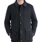 London Fog Men's Zip Up Coat Black Size Large