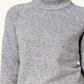 Karen Scott Women's Cotton Turtleneck Sweater White - Black  Size Petite L