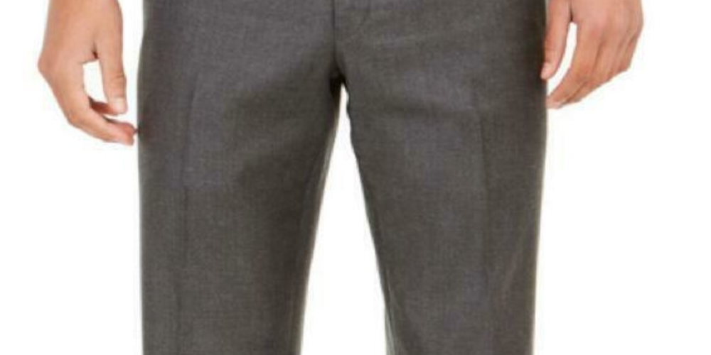 Ralph Lauren Men's Dress Pants Wool Blend Flannel Gray Size 40X30