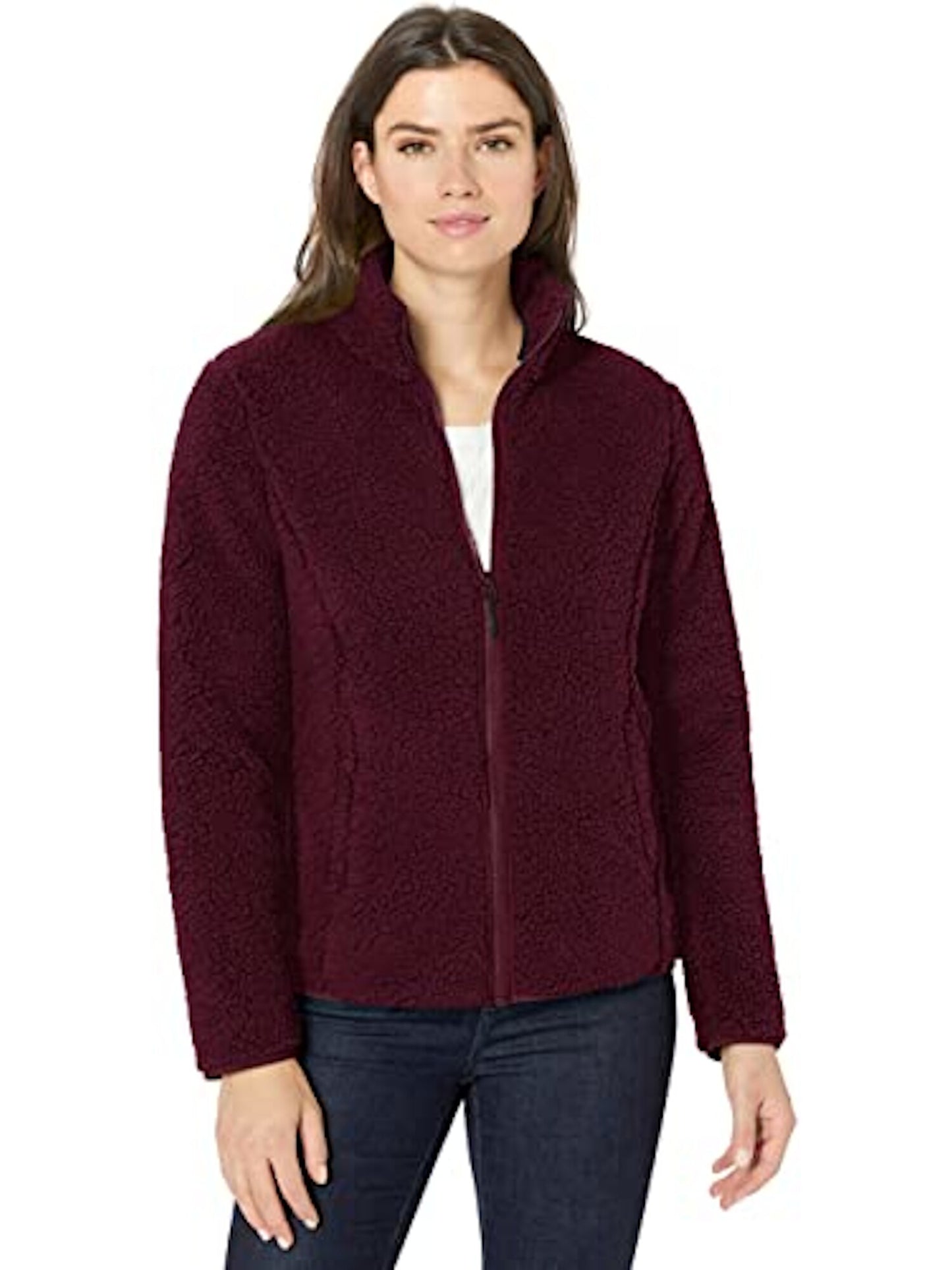 Calvin Klein Women's Zip up Jacket Purple Size Medium