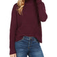 Style & Co Women's Mockneck Sweater Purple Size XX-Large