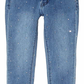 Hudson Girl's Embellished Skinny Ankle Jeans Blue Size 14