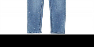 Hudson Girl's Embellished Skinny Ankle Jeans Blue Size 14