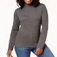 Karen Scott Women's Cotton Mock Neck Top Gray Size XX-Large