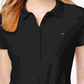 Tommy Hilfiger Women's Core Polo Shirt Black Size X-Large