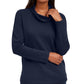Karen Scott Women's Heather Long Sleeve Turtle Neck Blouse Top Black Size Petite Medium