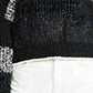 Free People Women's Sunbrite Mock Neck Crop Sweater Black Size Small