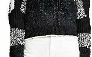 Free People Women's Sunbrite Mock Neck Crop Sweater Black Size Small