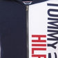Tommy Hilfiger Big Boy's Lawrence Colorblocked Full Zip Fleece Logo Hoodie Blue Size M